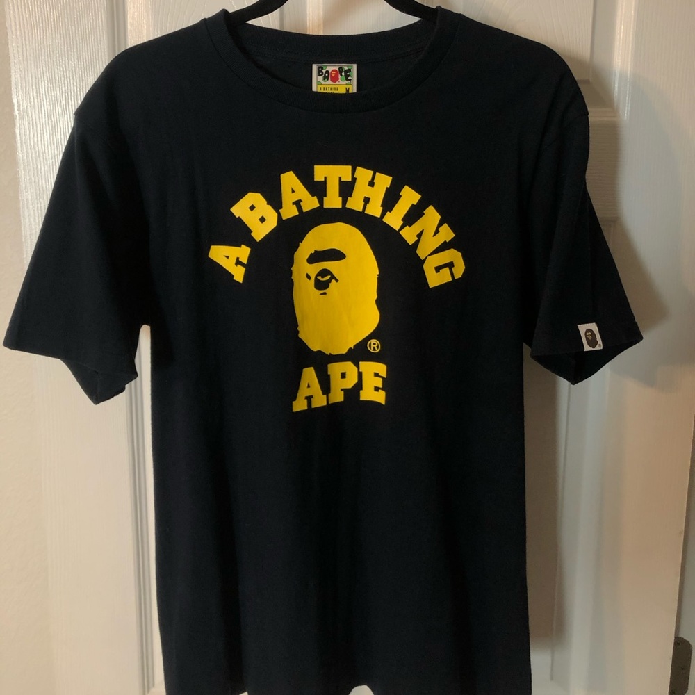 Bape Black Size Medium A Bathing Ape Mens Shirt